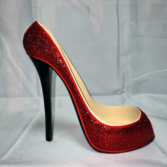 High Heel Wine Caddy Wine Bottle Holder Stiletto - Picture 4 of 8